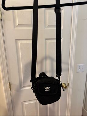 adidas Black Small Crossbody Messenger Bag